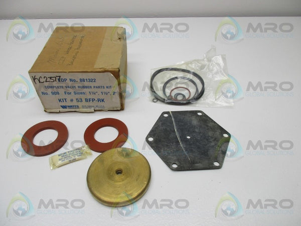 WATTS 881322 VALVE RUBER PARTS KIT  NSMP