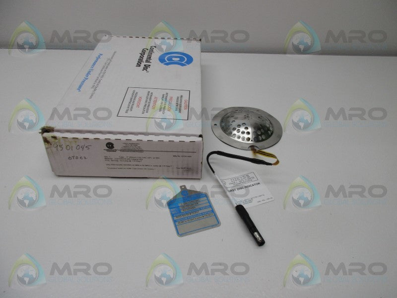 CONTINENTAL DISC 8234148A 316-TEFLON-316 RUPTURE DISK 3"  NSMP