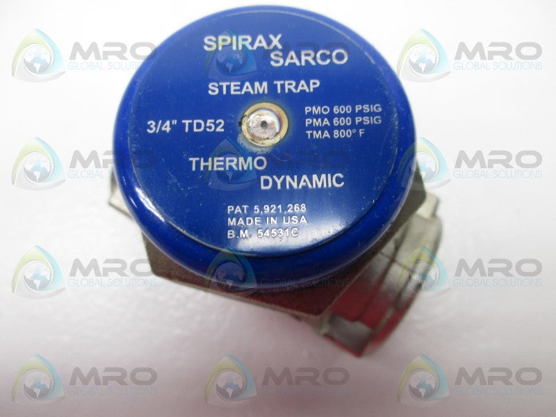 SPIRAX SARCO A743CA40F THERMO DYNAMIC STEAM TRAP 3/4"  NSMP