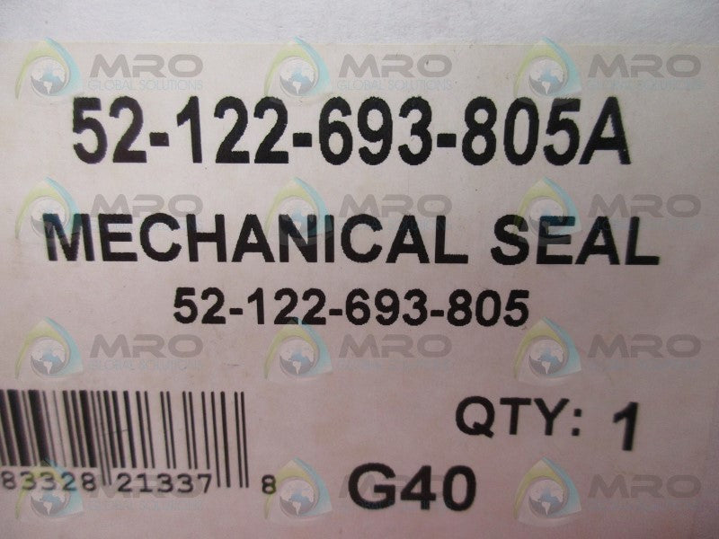 BELL & GOSSETT 52-122-693-805A MECHANICAL SEAL   NSMP