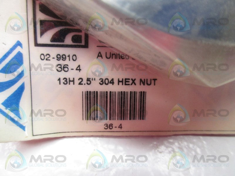 WAUKESHA 31-4396 HEX NUT 2.5"  NSMP
