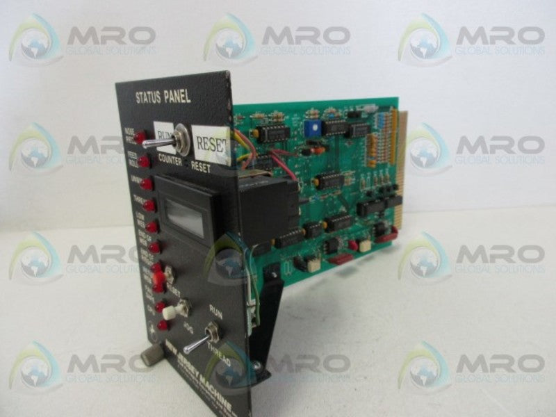 NSNP JERSEY MACHINE SA320-822 STATUS PANEL MODULE  NSMP