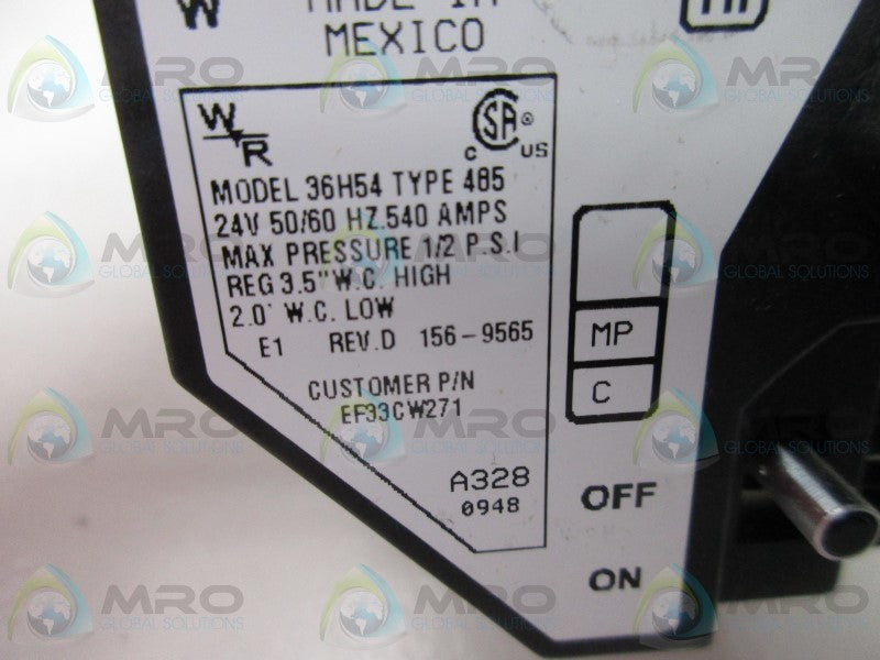 CARRIER EF-33CW271 GAS VALVE  NSMP