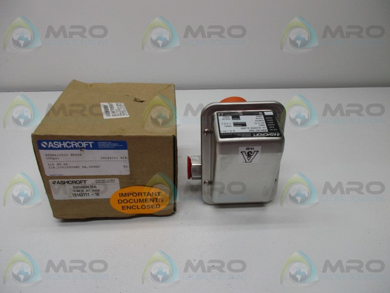 ASHCROFT GPDN4JJS25-XCG3A PRESSURE SWITCH  NSMP