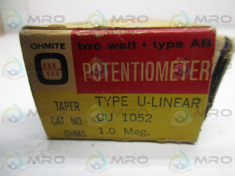 OHMITE CU1052 POTENTIOMETER  NSMP