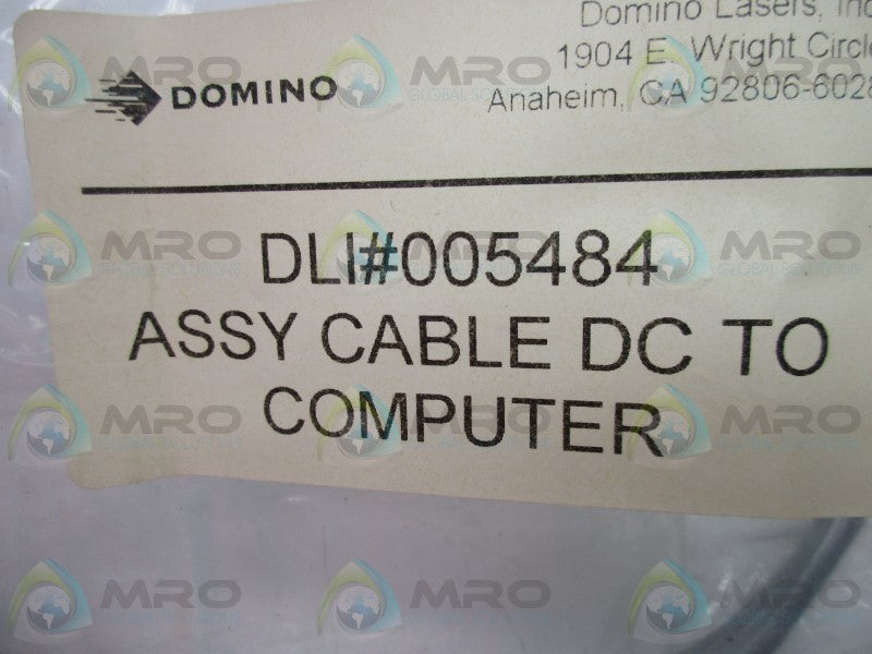 DOMINO DLI#005484 ASSEMBLY CABLE DC TO COMPUTER  NSMP