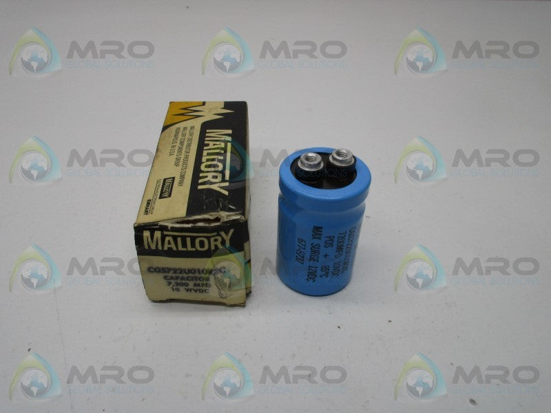 MALLORY CGS722U010R2C CAPACITOR  NSMP