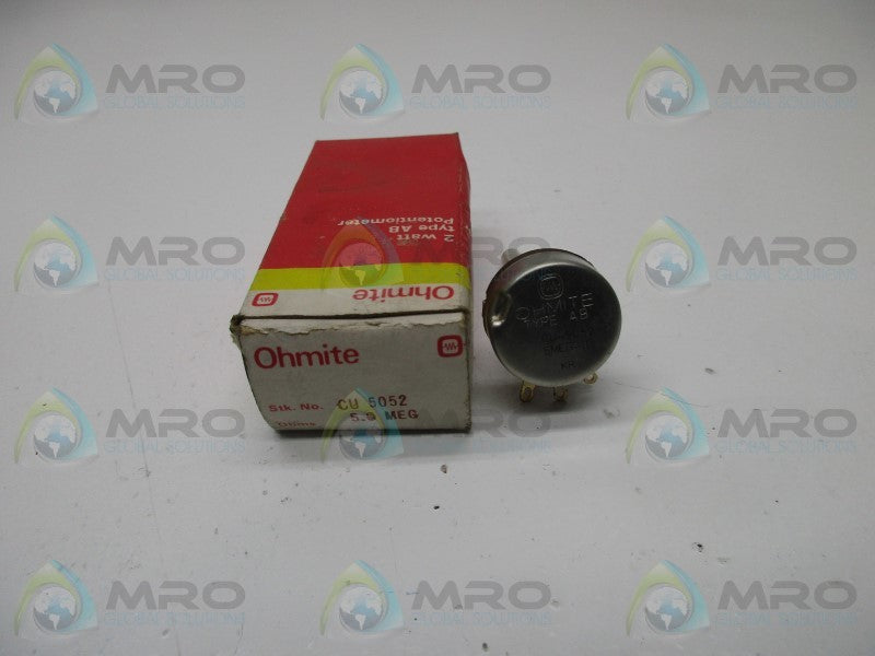 OHMITE CU-5052 POTENTIOMETER  NSMP
