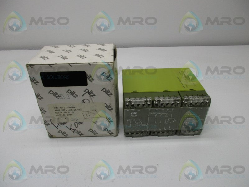 PILZ PZE5V-0.5-3S-24VDC-4S-1O SAFETY RELAY  NSMP