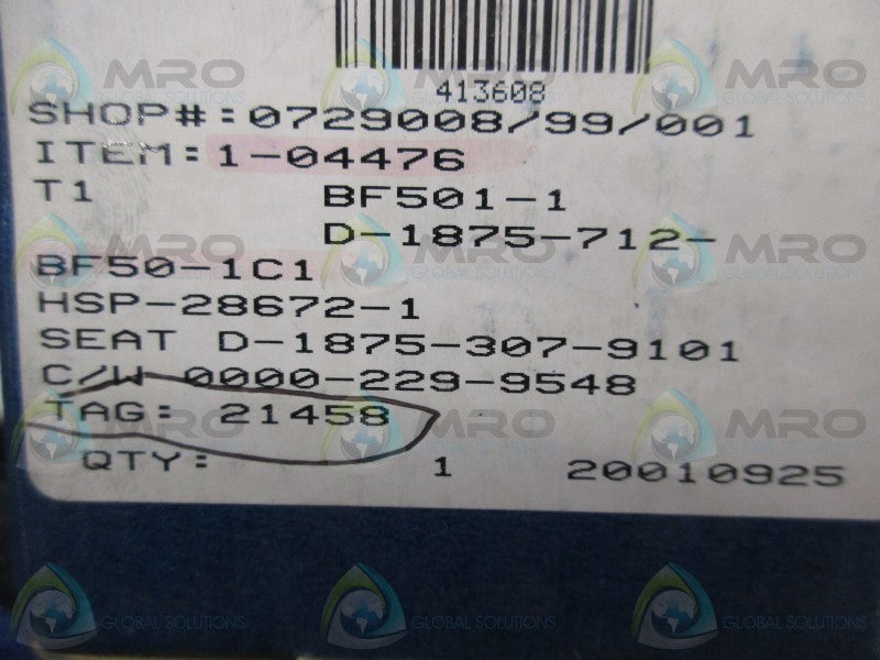 JOHN CRANE BF50-1C1 MECHANICAL SEAL  NSMP