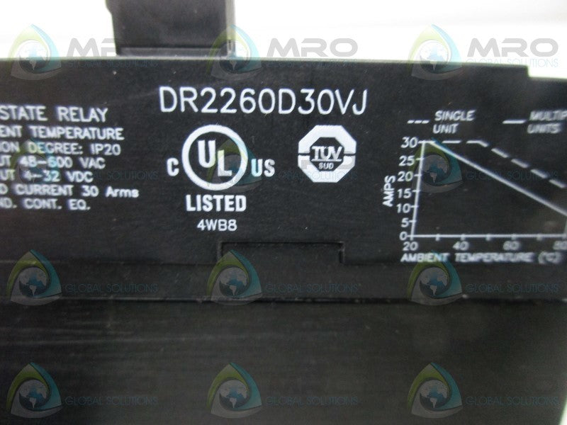 CRYDOM DR2260D30VJ SOLID STATE RELAY  NSMP