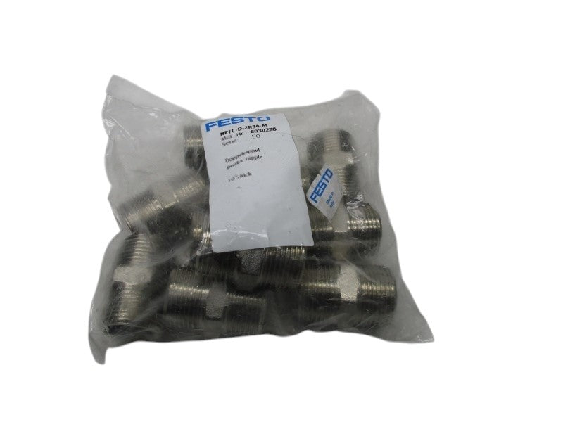 FESTO NPFC-D-2R34-M DOUBLE NIPPLE (PKG OF 10)  NSMP