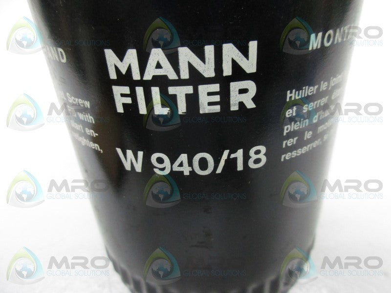 MANN W940/18 OIL FILTER  NSNP