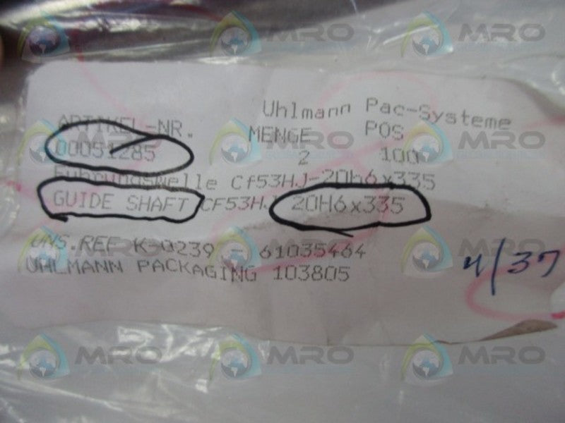 UHLMANN 00051285 GUIDE SHAFT  NSNP