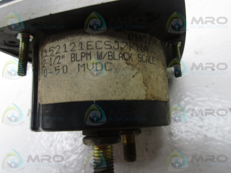 GENERAL ELECTRIC 152121ECSJ7KNA PANEL METER  NSNP