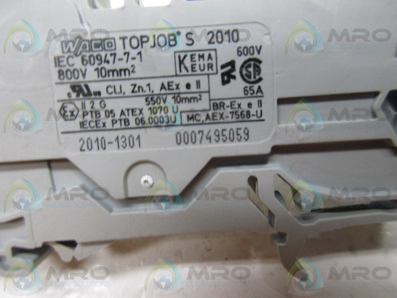 WAGO 2010-1301 TERMINAL BLOCK  NSNP