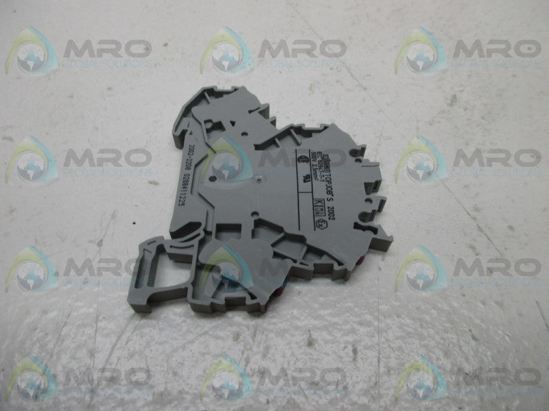 WAGO 2002-2208 TERMINAL BLOCK  NSNP