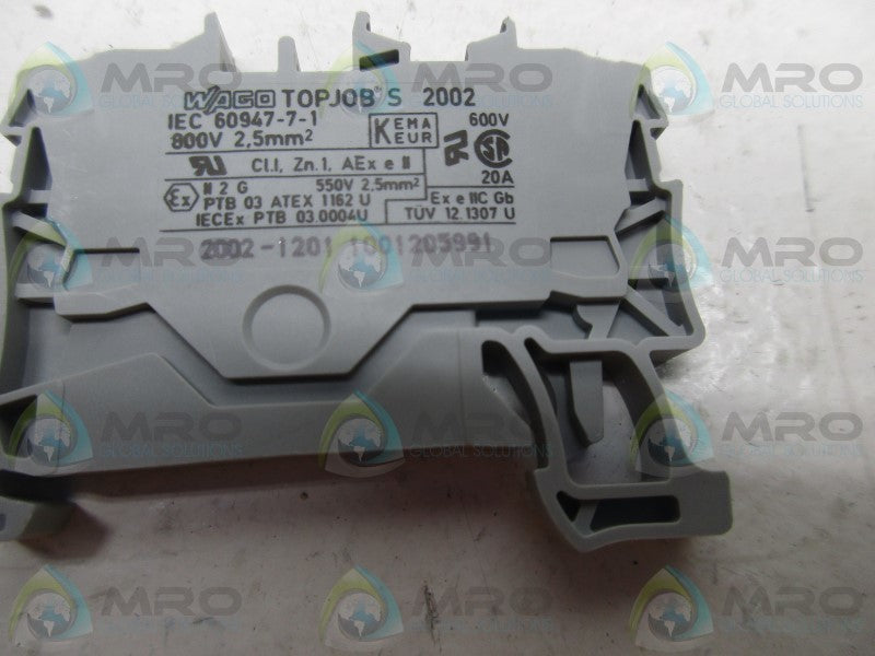 WAGO 2002-1201 TERMINAL BLOCK NSNP