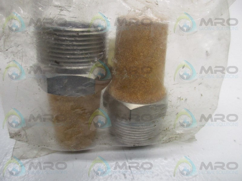 NORGREN MS010A SINTERED BRONZE MUFFLER (PKG OF 2)  NSMP