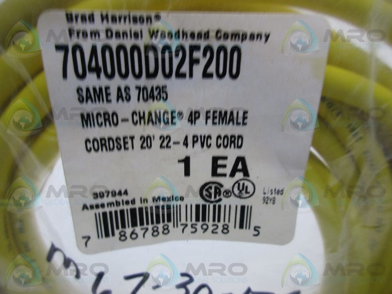 DANIEL WOODHEAD 704000D02F200  FACTORY BAG