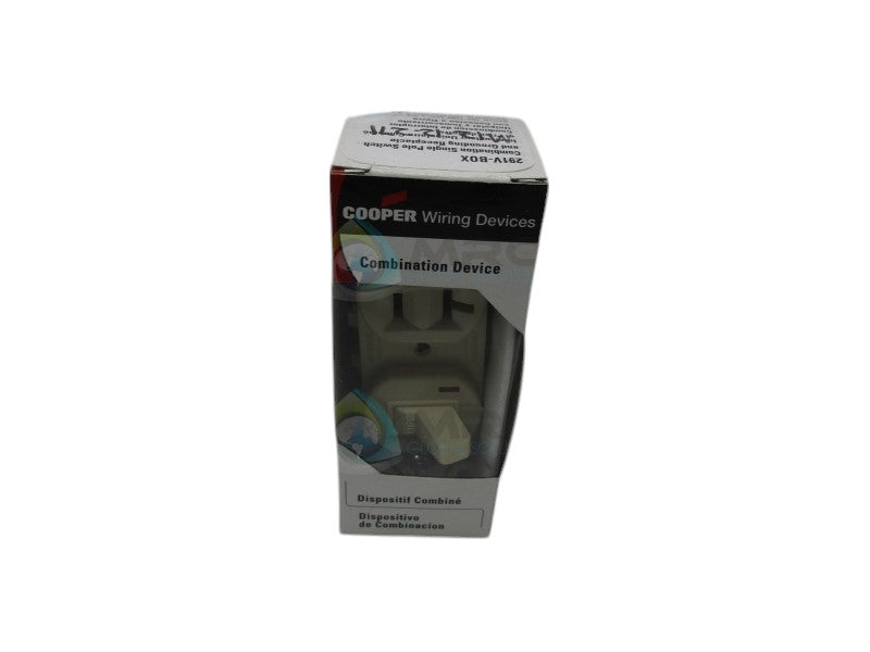 COOPER 291V-BOX RECEPTACLE W/ SWITCH  NSMP