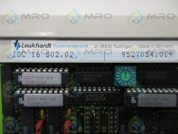 LEUKHARDT IDC 16 S02.02 CIRCUIT BOARD  NSNP