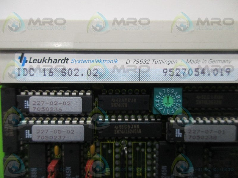 LEUKHARDT IDC 16 S02.02 CIRCUIT BOARD  NSNP