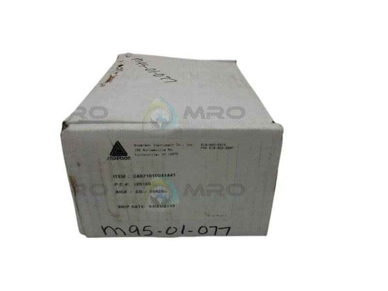 ANDERSON EA071010041441 PRESSURE GAUGE  NSMP