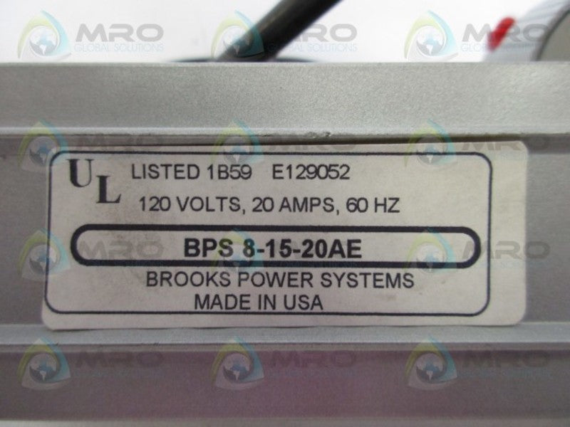 BROOKS POWER SYSTEMS  BPS-8-15-20AE  NSNP