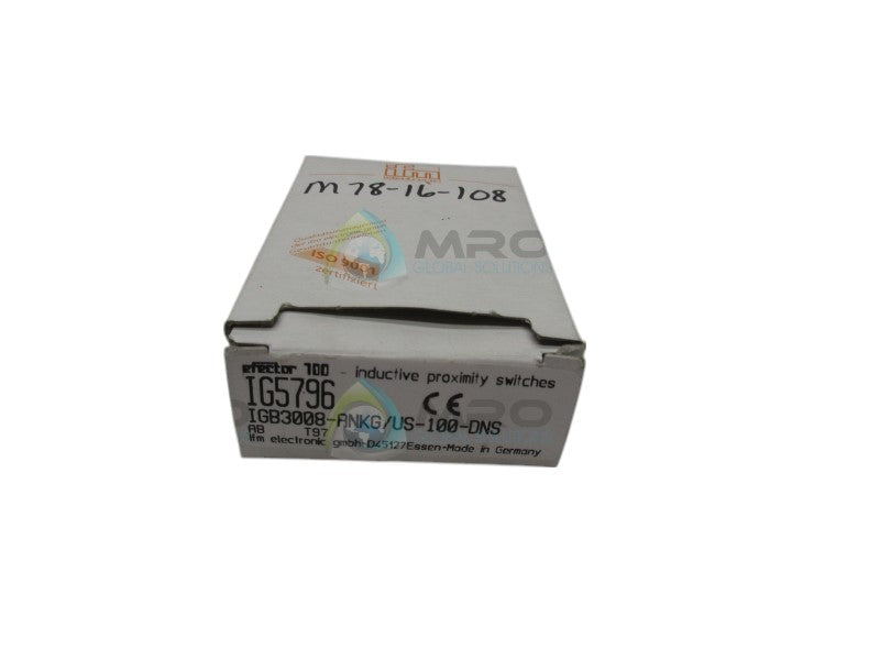 IFM EFECTOR IG5796 PROXIMITY SWITCH  NSMP