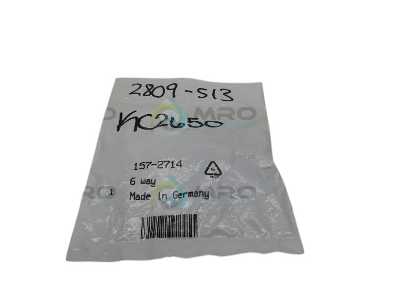 AMPHENOL C091-31W006-1002 157-2714 6-WAY CONNECTOR  NSMP