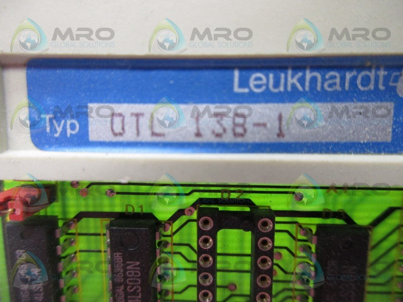 LEUKHARDT OTL138-1 PC BOARD W/ END CONTACTS  NSNP