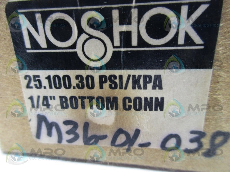 NOSHOK 25.100.30-PSI/KPA PRESSURE GAUGE  NSMP