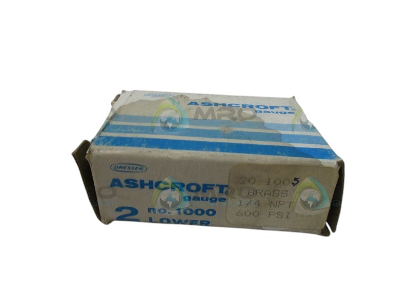 ASCHROFT 2" NO. 1000 PRESSURE GAUGE  NSMP