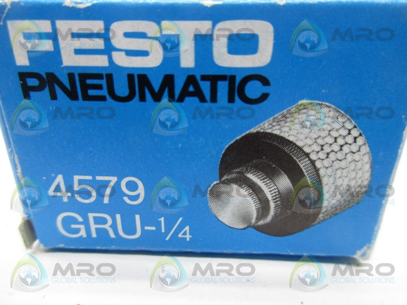 FESTO GRU-1/4 FLOW CONTROL SILENCER 1/4"  NSMP