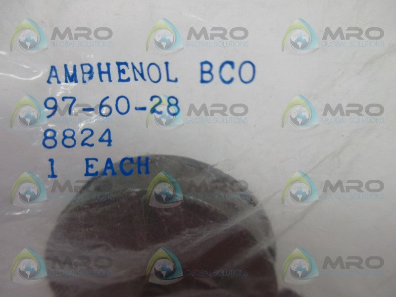 AMPHENOL 97-60-28 RECEPTACLE PROTECTION CAP  NSMP
