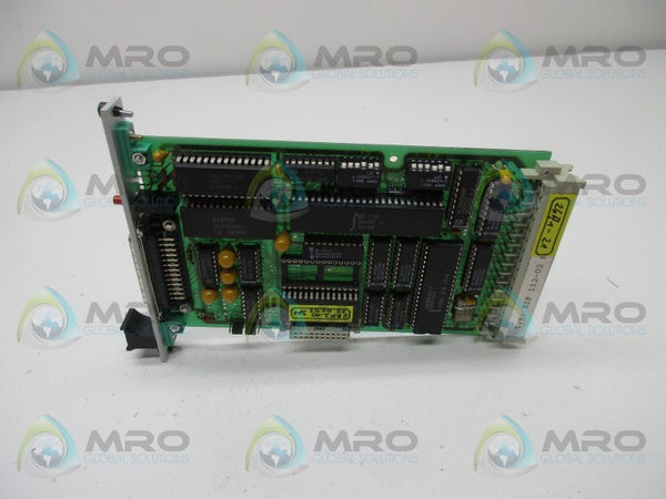 LEUKHARDT SIF-112-02 CIRCUIT BOARD CARD  UNMP