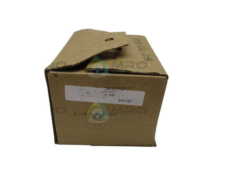 PMV P-2000 ELECTRO-PNEUMATIC DOUBLE ACTING VALVE POSITIONER  NSMP
