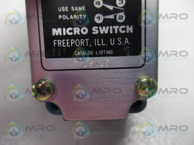 MICRO SWITCH 8LS125  NSMP