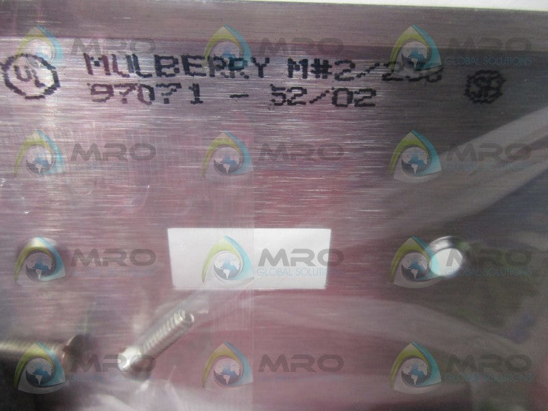 MULBERRY 97071 STAINLESS STEEL GANG TOGGLE SWITCH COVER  NSMP