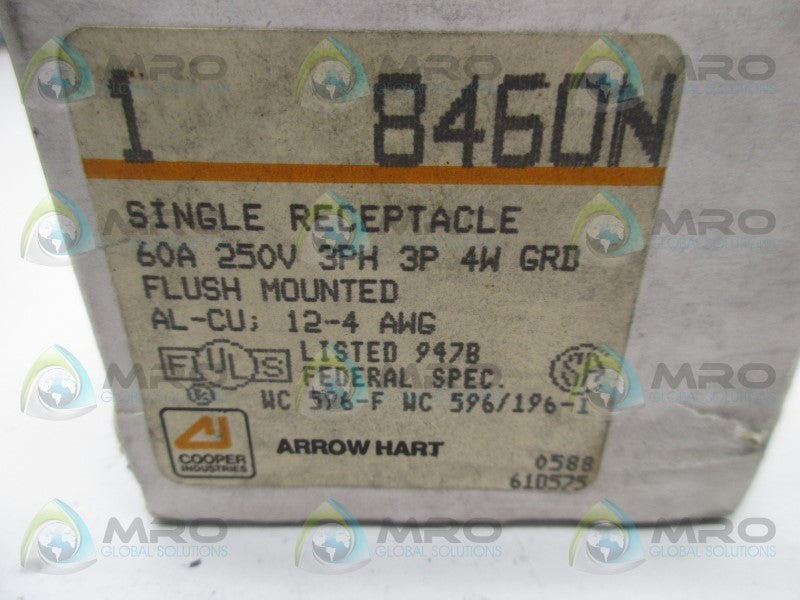 ARROW HART 8460N SINGLE RECEPTACLE  NSMP