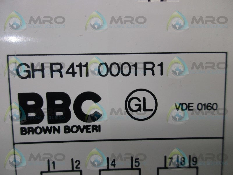 BBC GHR411-0001R1 LOGIC UNIT  NSNP