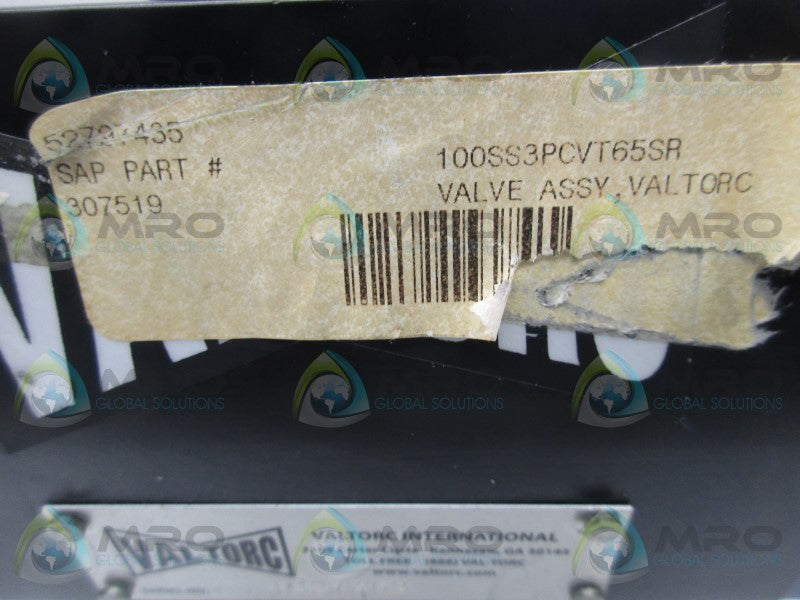 VALTORC 100SS3PCVT65SR VALVE ASSEMBLY  NSNP