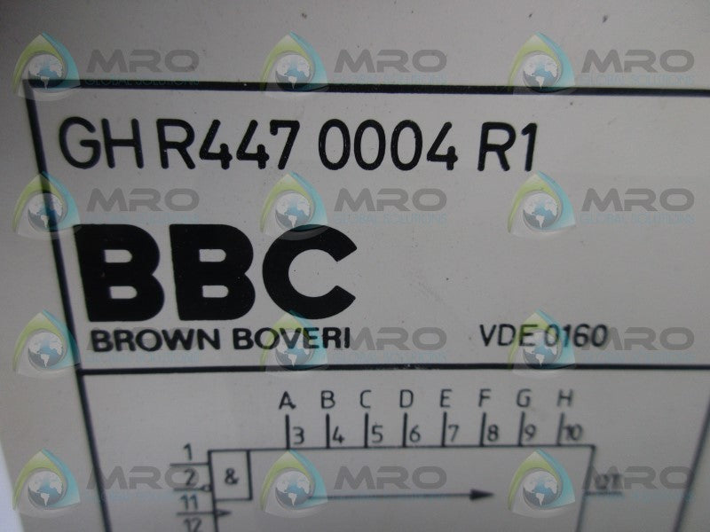 BBC GHR44770004R1 LOGIC UNIT  NSNP
