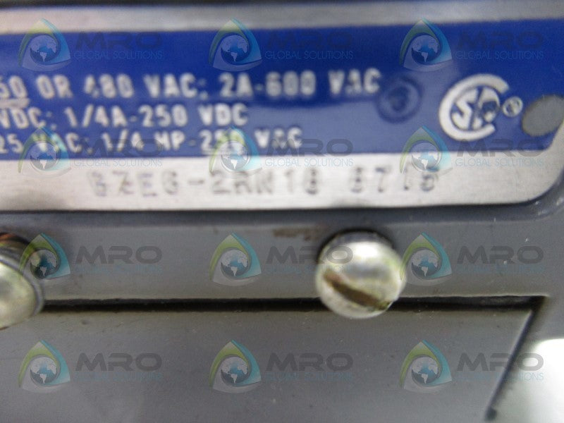 MICRO SWITCH BZE6-2RN18 (GREY)  UNMP