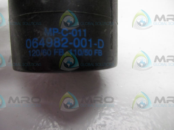 ASCO MP-C-011 064982-001-D COIL  UNMP