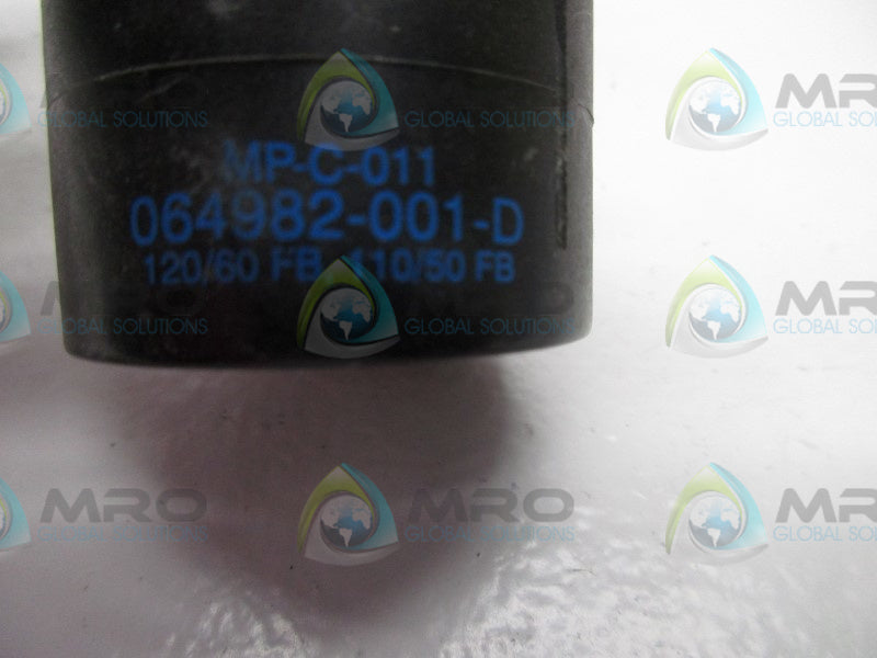 ASCO MP-C-011 064982-001-D COIL  UNMP