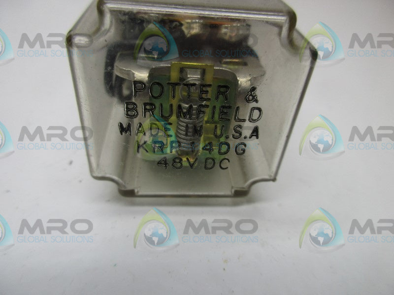 POTTER & BRUMFIELD KRP-14DG-48 48VDC  UNMP
