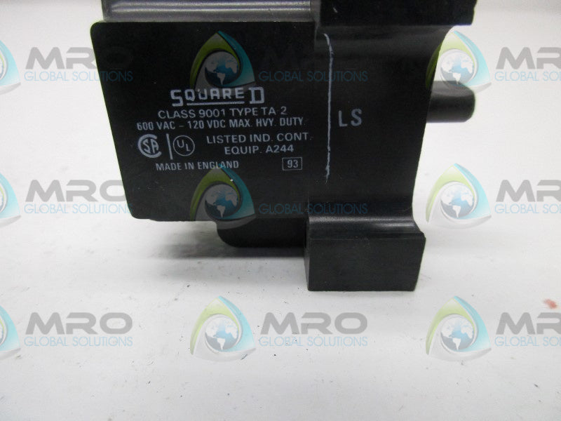 SQUARE D 9001-TA2 UNMP