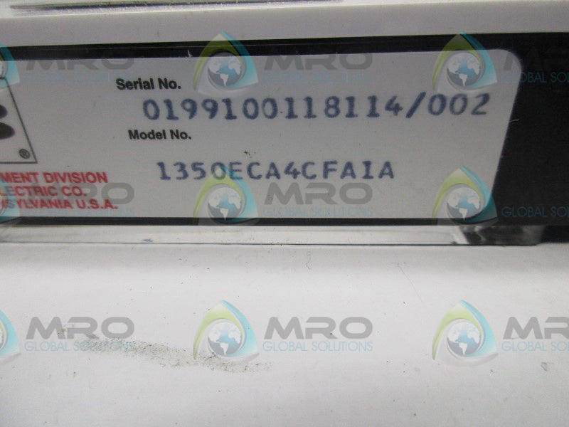 BROOKS INSTURMENTS 1350ECA4CFA1A FLOWMETER  NSNP